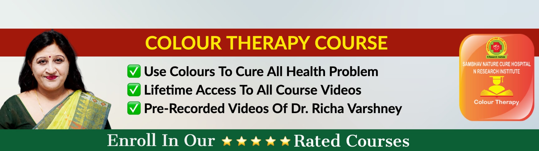 Sambhav Color Therapy course banner