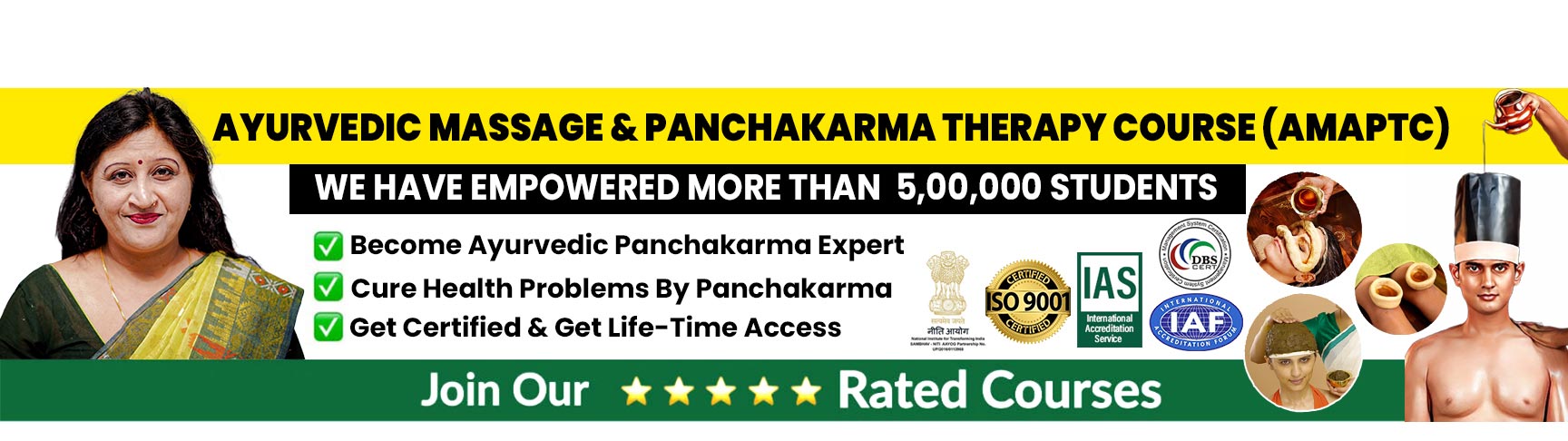 Ayurvedic Massage & Panchakarma Therapy course banner