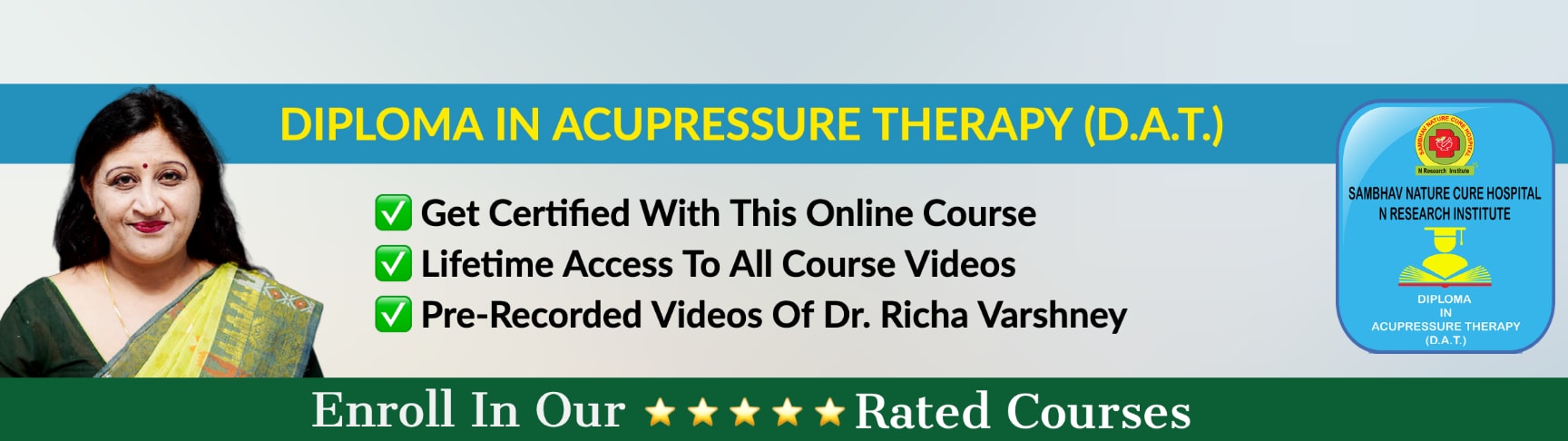 Diploma in Acupressure Therapy banner