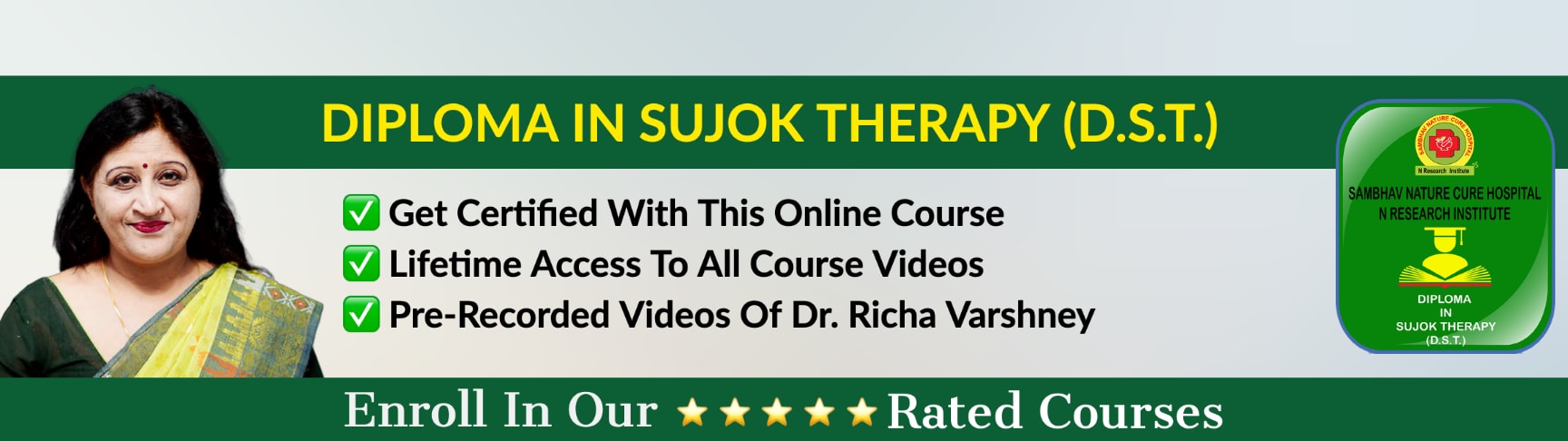 Diploma in Sujok Therapy banner