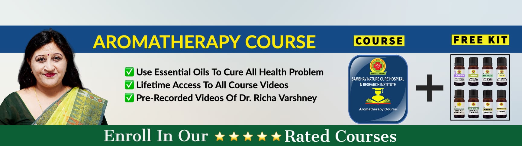 Aromatherapy course banner