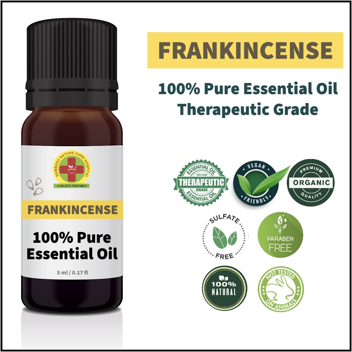 Frankincense 100% Pure Essential Oil – Sambhav Nature Cure Hospital