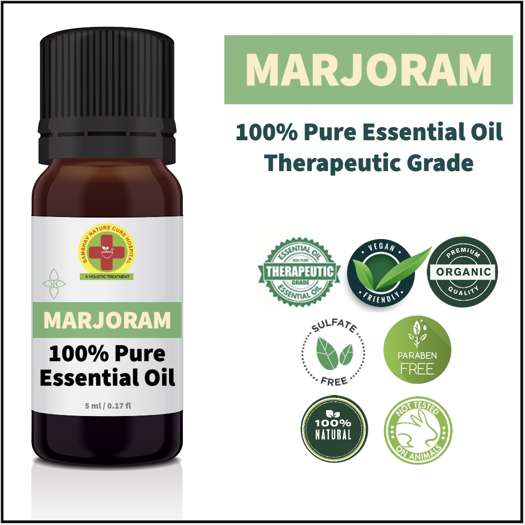 Marjoram 100% Pure Essential Oil – Sambhav Nature Cure Hospital